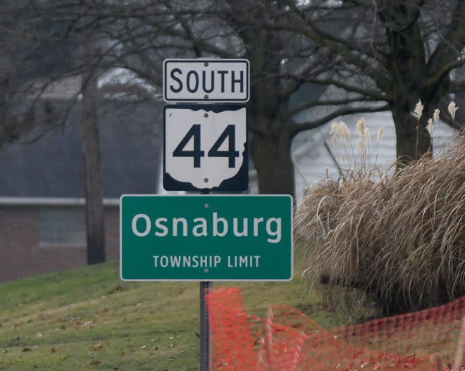 A sign on state Route 44 welcomes motorists to Osnaburg Township.